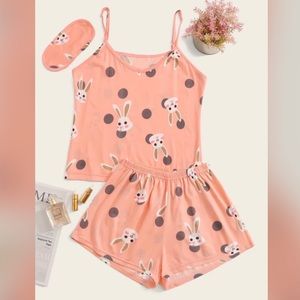 🌙New🌙 Rabbit Print PJ Set